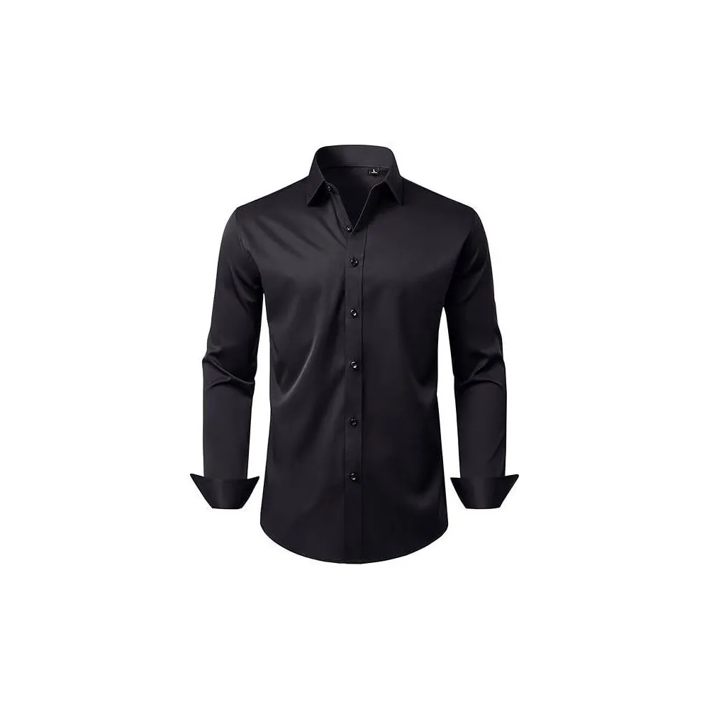 Men's Corporate Long-Sleeve Shirt (black)